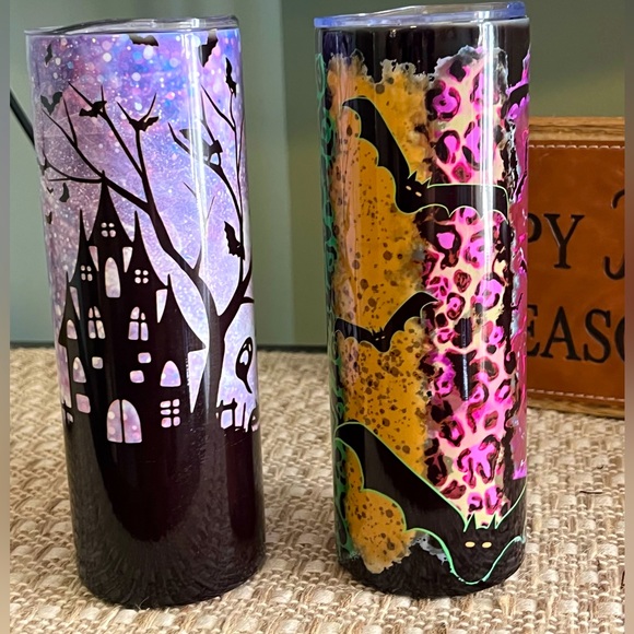 Other Set Of 2 Halloween Themed Tumblers Poshmark